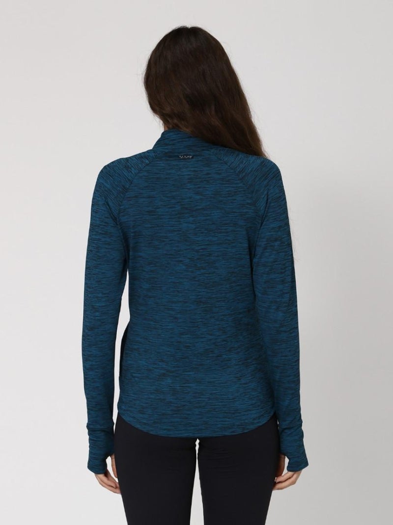 Haut de fitness Bem estar UV Line Bleu marine - Kiabi