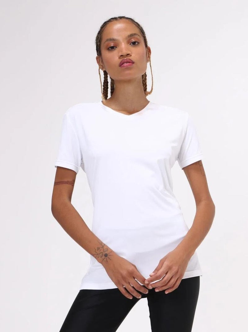 Haut de fitness Classics UV Line Blanc - Kiabi