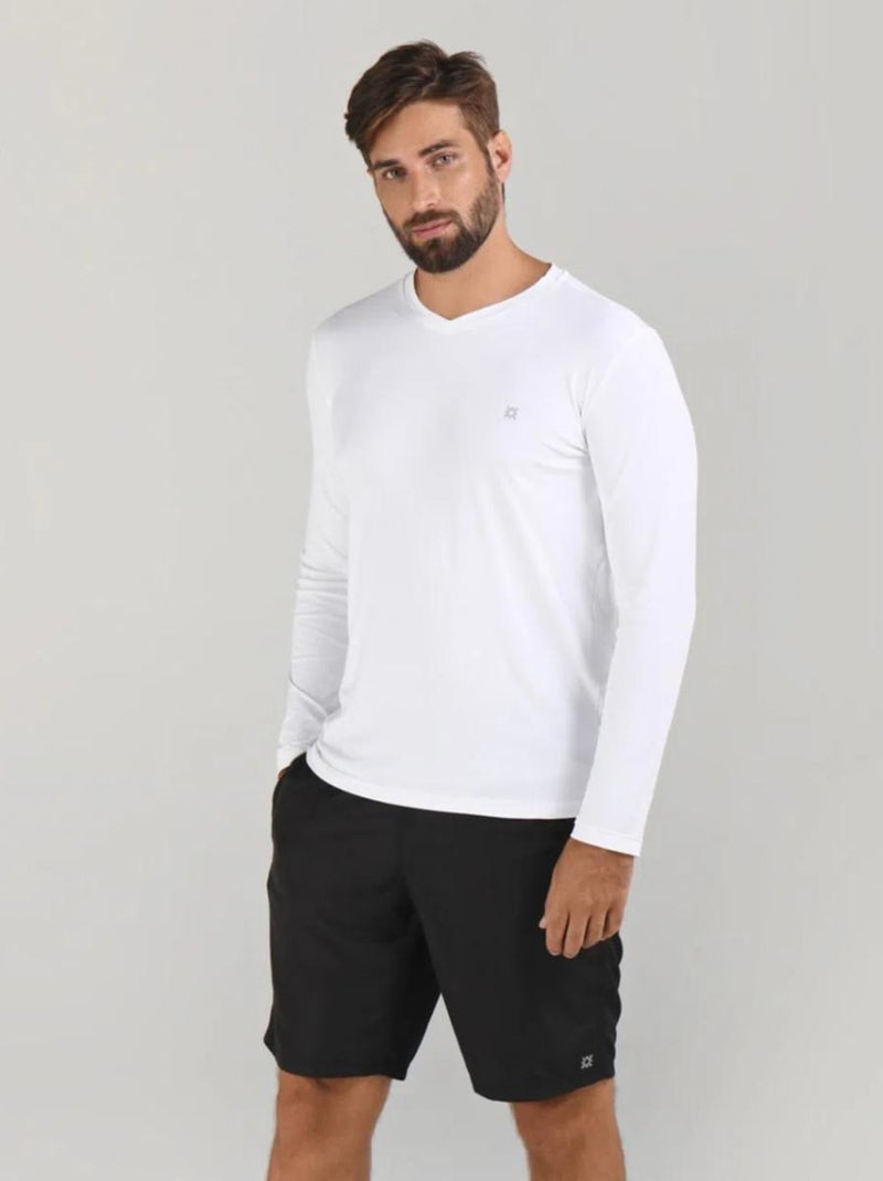 Haut de fitness Classics UV Line Blanc - Kiabi