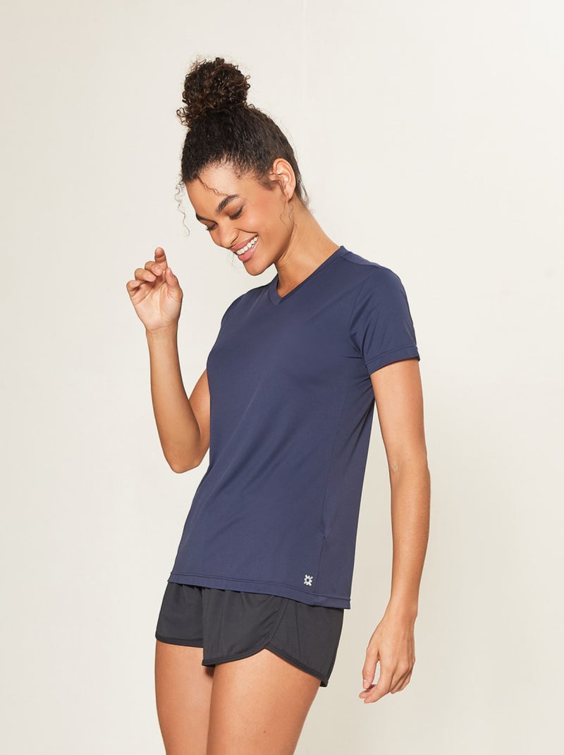 Haut de fitness Classics UV Line Bleu marine - Kiabi