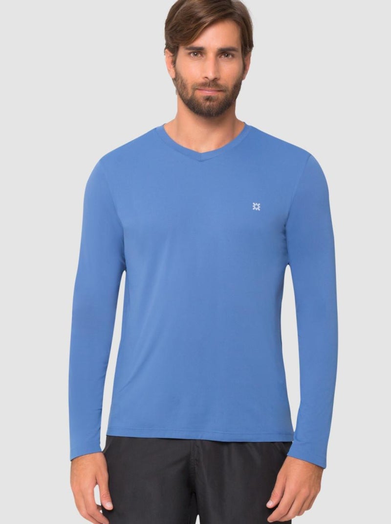 Haut de fitness Movimentando-se UV Line Bleu - Kiabi