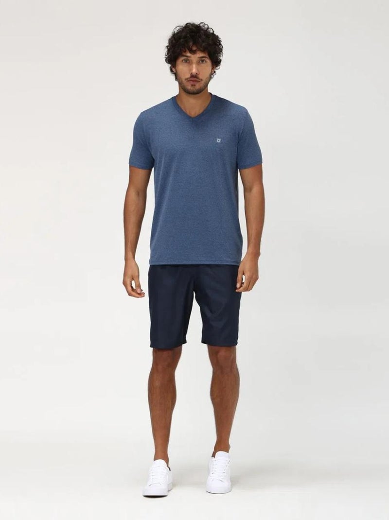 Haut de fitness  UV Line Bleu - Kiabi