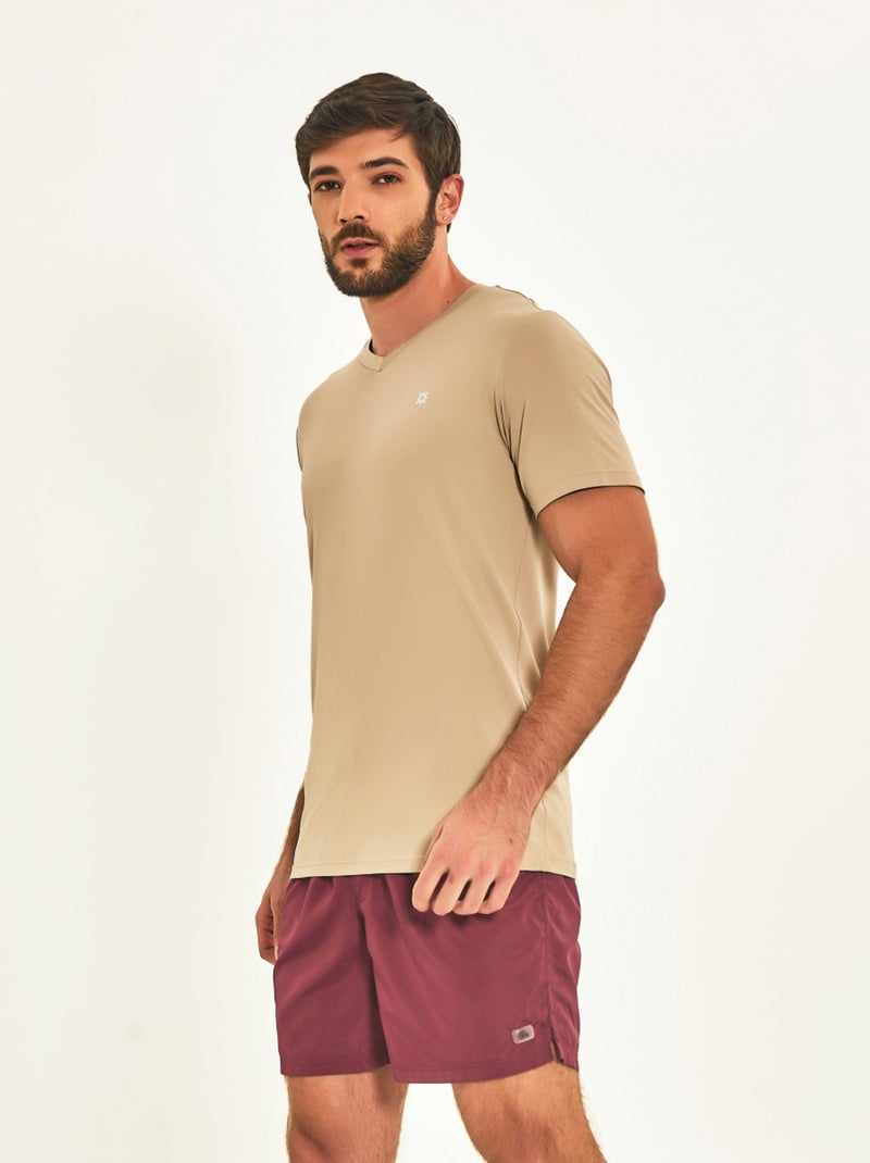 Haut de fitness  UV Line Cuivre - Kiabi