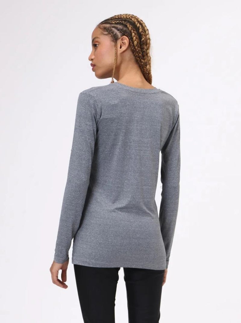 Haut de fitness  UV Line Gris - Kiabi