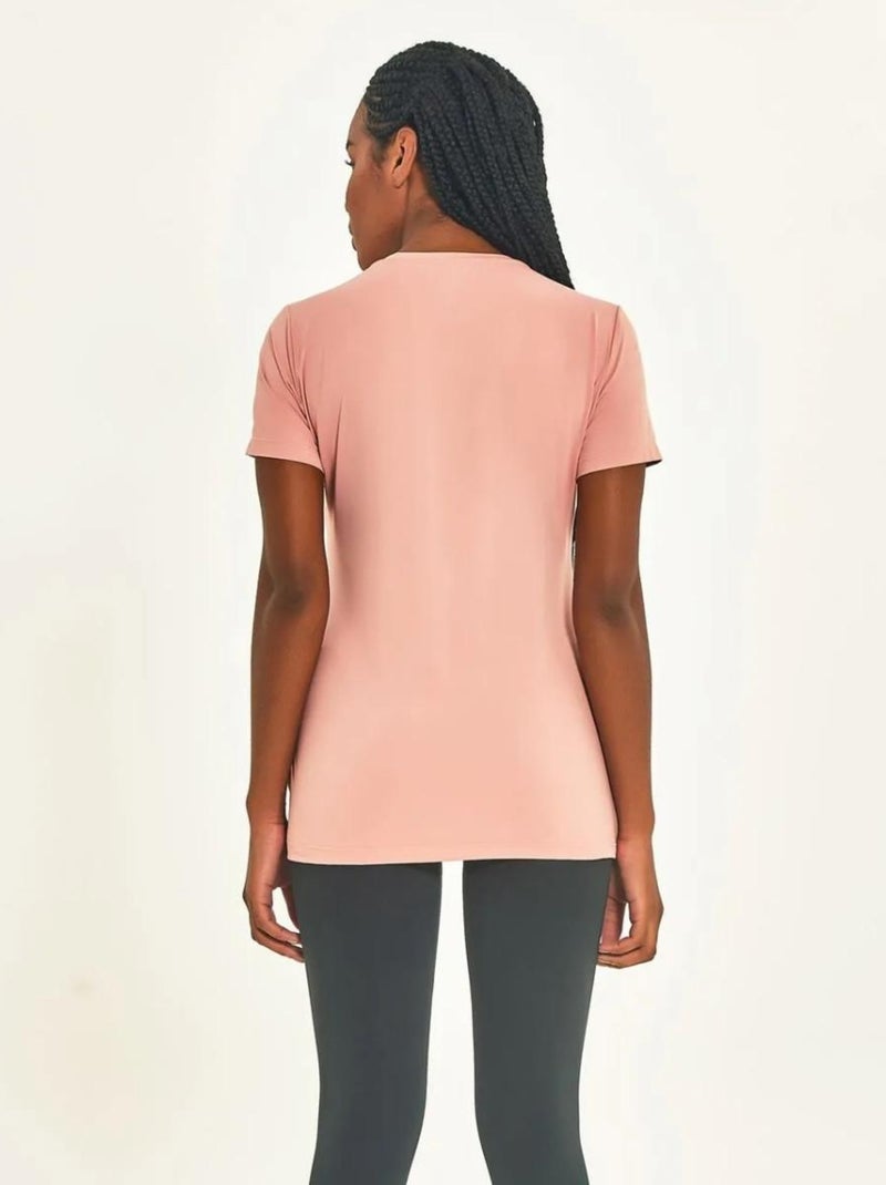 Haut de fitness  UV Line Rose - Kiabi