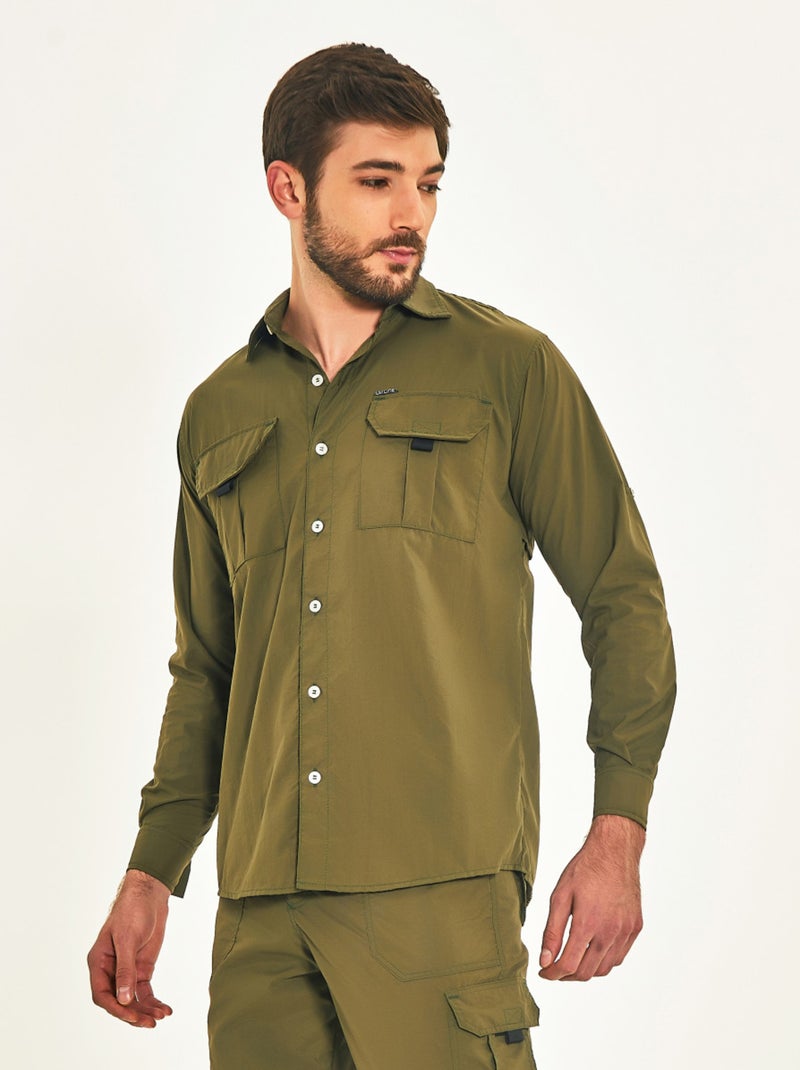 Haut de fitness  UV Line Vert - Kiabi