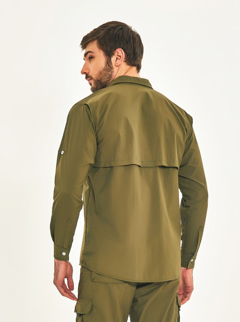 Haut de fitness  UV Line Vert - Kiabi