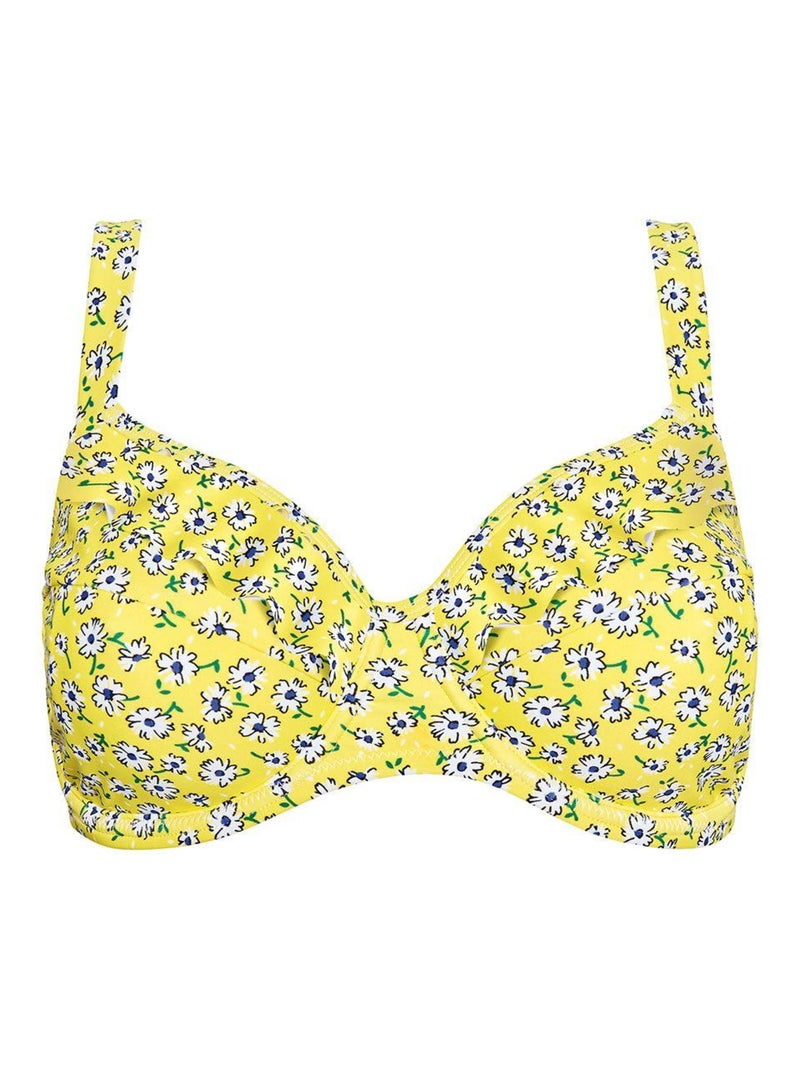 Haut de maillot à armatures CIGALE - Brigitte Bardot Bain Jaune - Kiabi