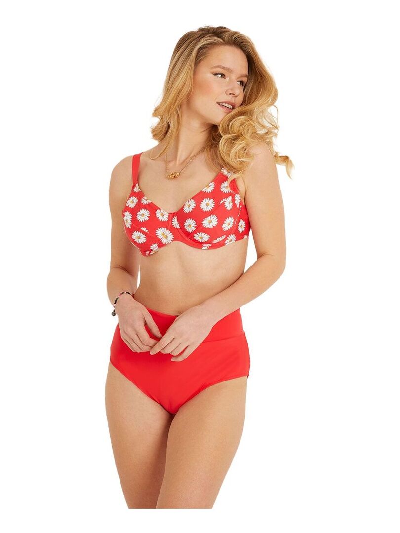 Haut de maillot à armatures Grenadine - Brigitte Bardot Marron - Kiabi