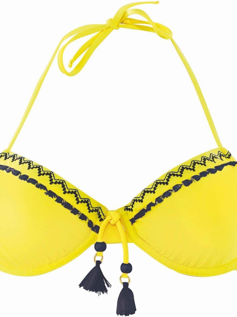 Haut de maillot à armatures MAMBO - Brigitte Bardot Bain Jaune - Kiabi