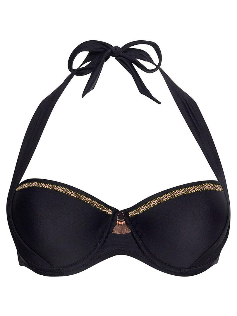Haut de maillot à armatures PAILLOTE - Brigitte Bardot Noir - Kiabi