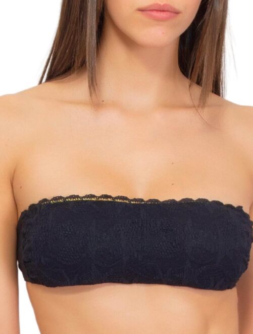 Haut dentelle noir femme hot sale