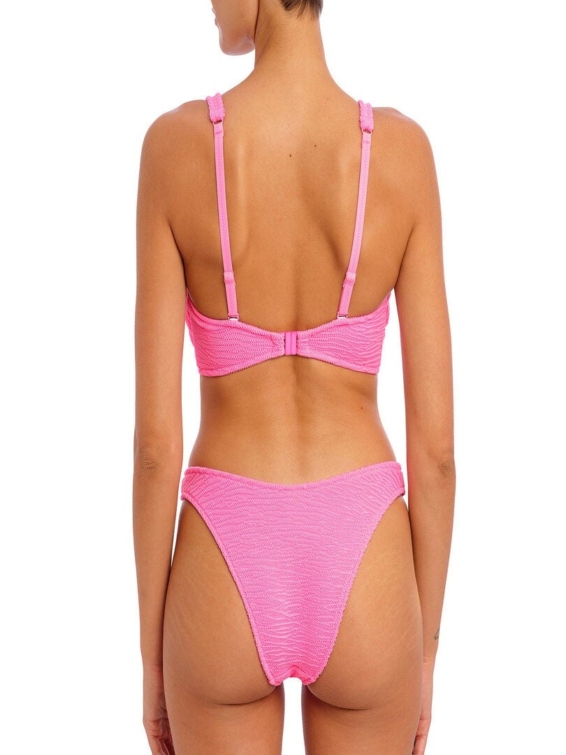 Haut de maillot brassière avec armatures Ibiza Waves Rose - Kiabi