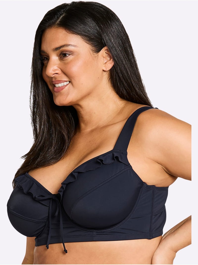 Haut De Maillot De Bain - Sheego - Bonnet B Bleu foncé - Kiabi