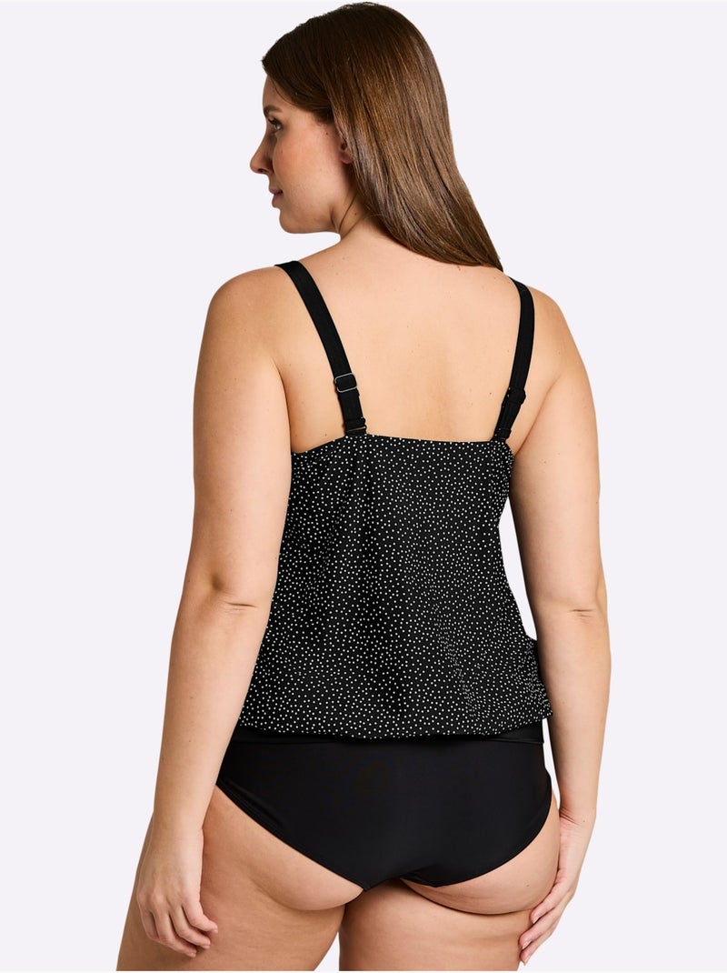 Haut De Maillot De Bain - Sheego Noir Blanc - Kiabi