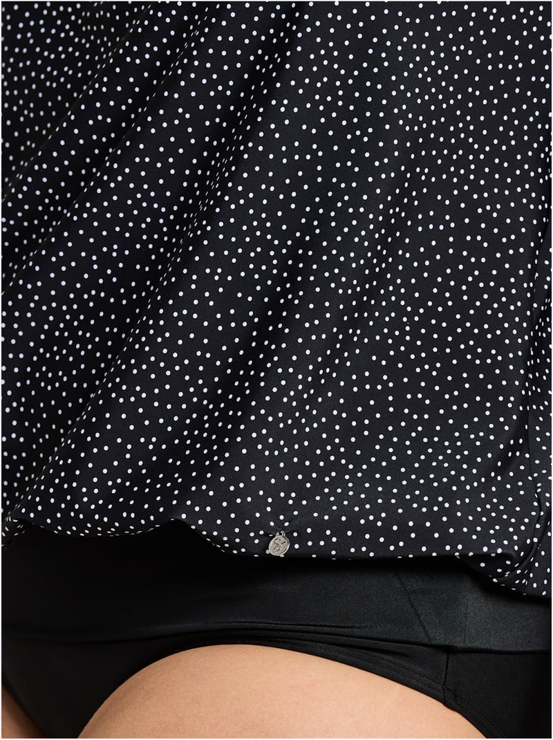 Haut De Maillot De Bain - Sheego Noir Blanc - Kiabi