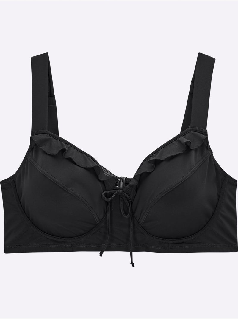 Haut De Maillot De Bain - Sheego Noir - Kiabi