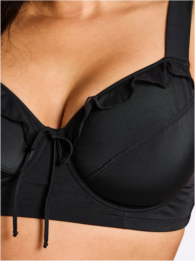 Haut De Maillot De Bain - Sheego Noir - Kiabi