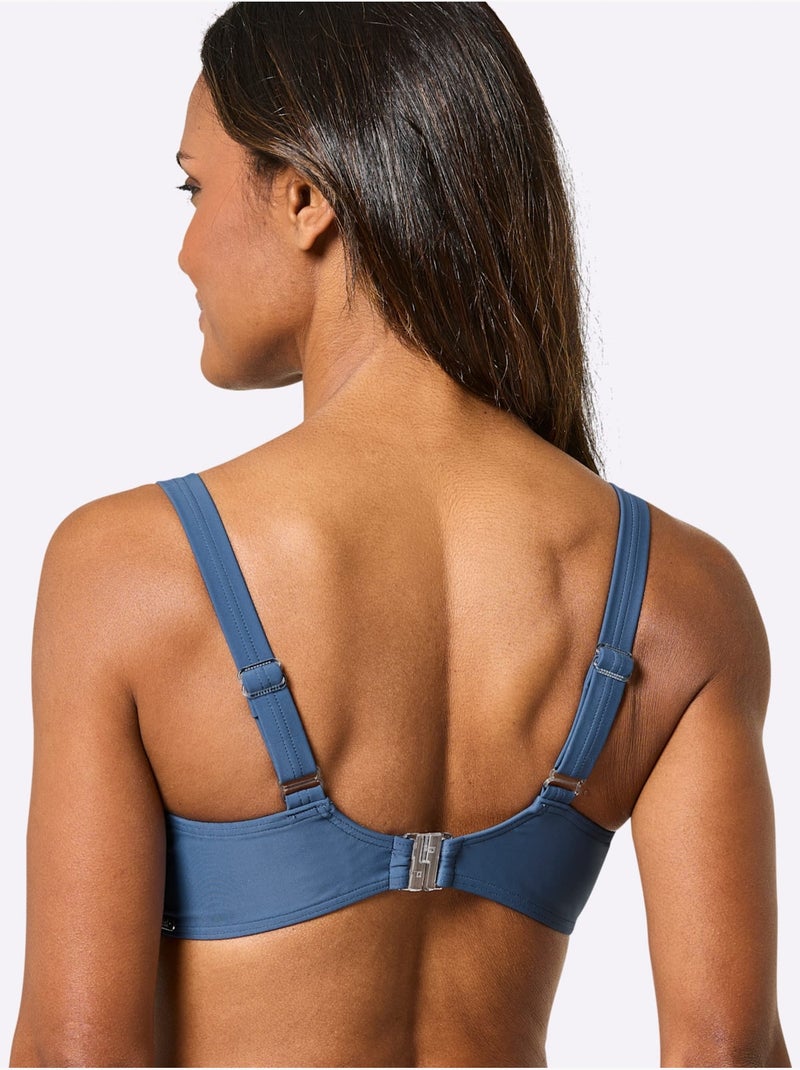 Haut de maillot de bain - witt - bonnet c Bleu jean - Kiabi
