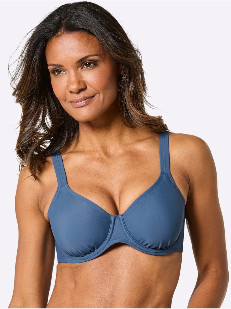 Haut de maillot de bain - witt - bonnet d Bleu jean - Kiabi