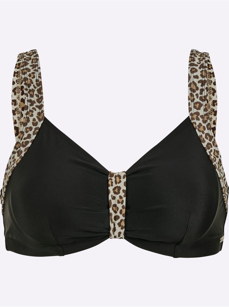 Haut De Maillot De Bain - Witt - Bonnet D Noir Blanc - Kiabi