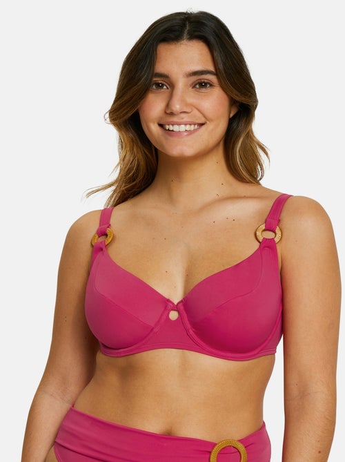 Haut de maillot de bain avec armatures Elevated Basics Sans Complexe - Kiabi