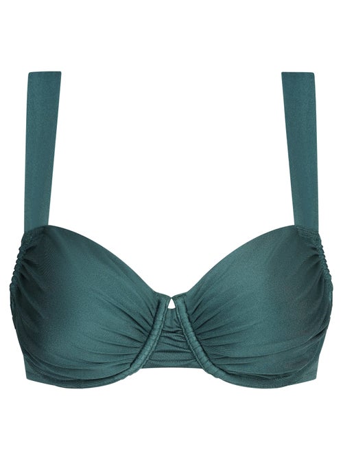 Haut de maillot de bain balconnet avec armatures Glossy - Kiabi