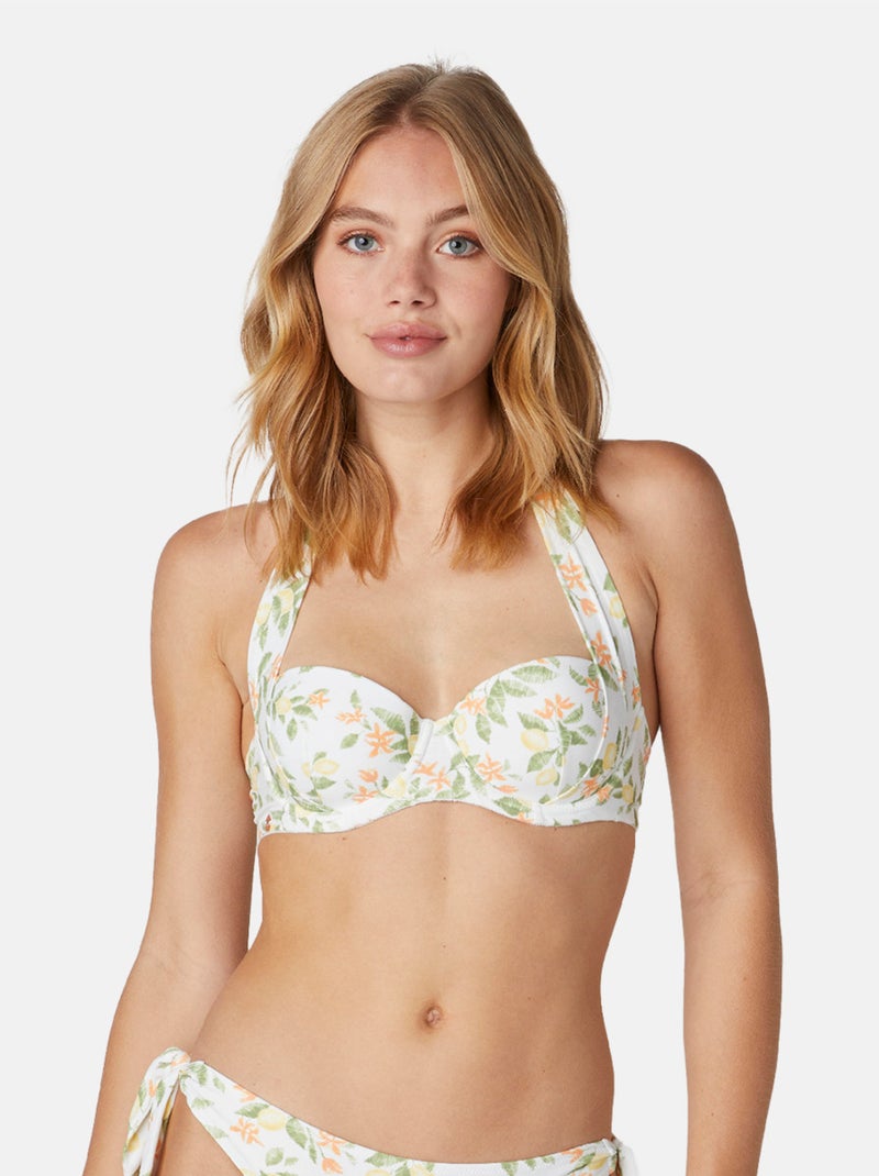 Haut de maillot de bain balconnet MENTON - Brigitte Bardot Bain Blanc - Kiabi