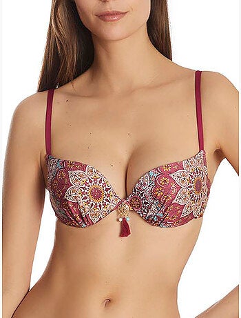 Haut de maillot de bain balconnet multipositions mandala