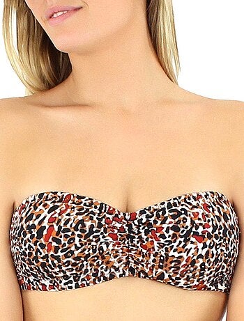 Haut de maillot de bain bandeau à armatures Tanza - Kiabi