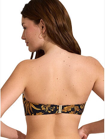 Haut de maillot de bain bandeau acanthus