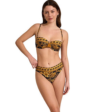 Haut de maillot de bain bandeau acanthus