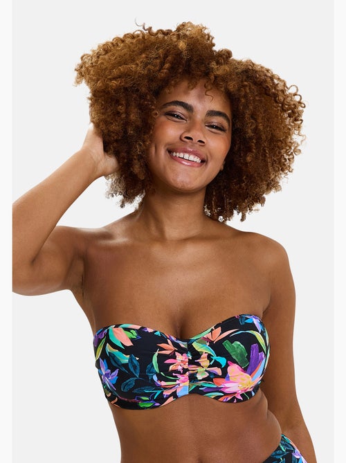 Haut de maillot de bain bandeau barbade sans complexe lingerie - Kiabi
