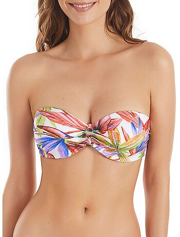 Haut de maillot de bain bandeau bird of paradise