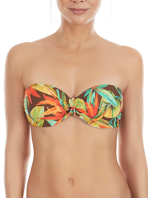 Haut de maillot de bain bandeau bird of paradise - Kiabi