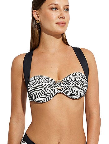 Haut de maillot de bain bandeau dos nu caipirinha