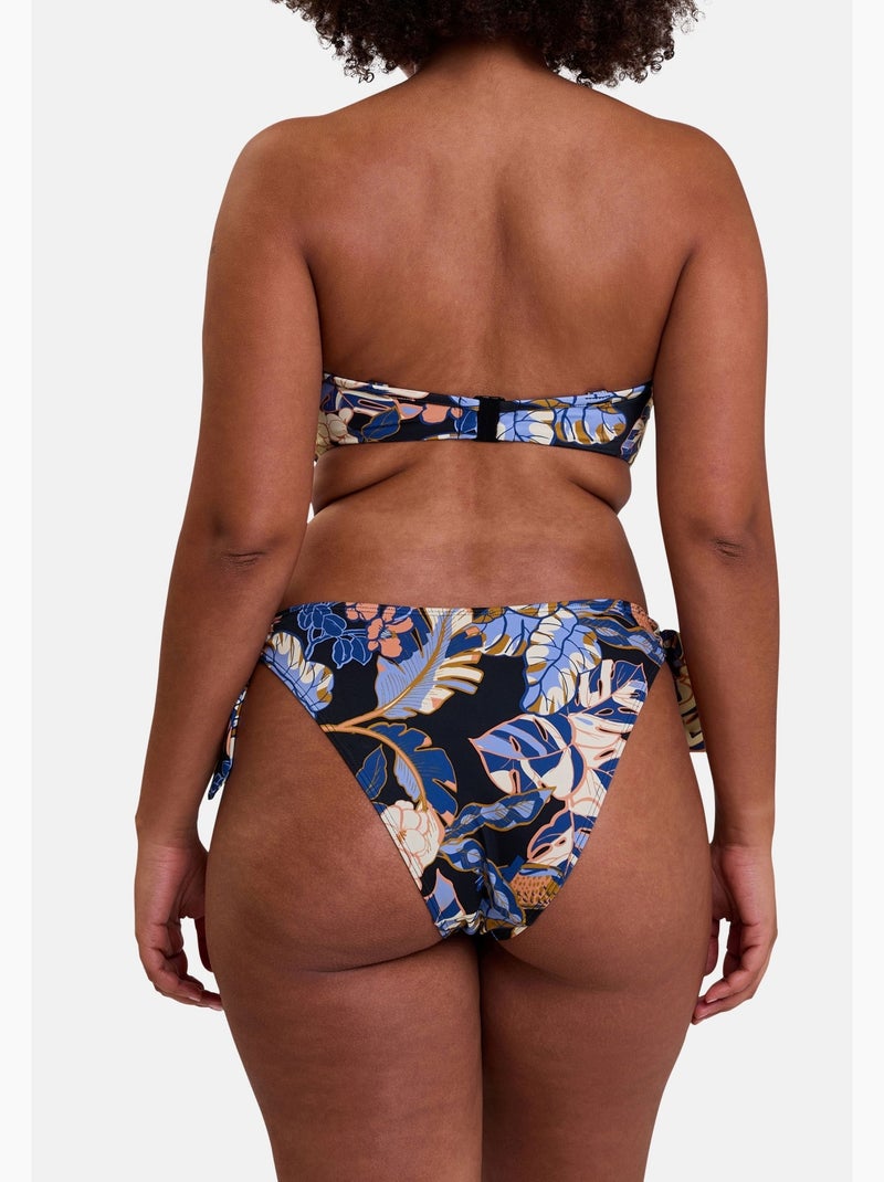 Haut de maillot de bain bandeau fidji sans complexe lingerie Noir Bleu Blanc - Kiabi