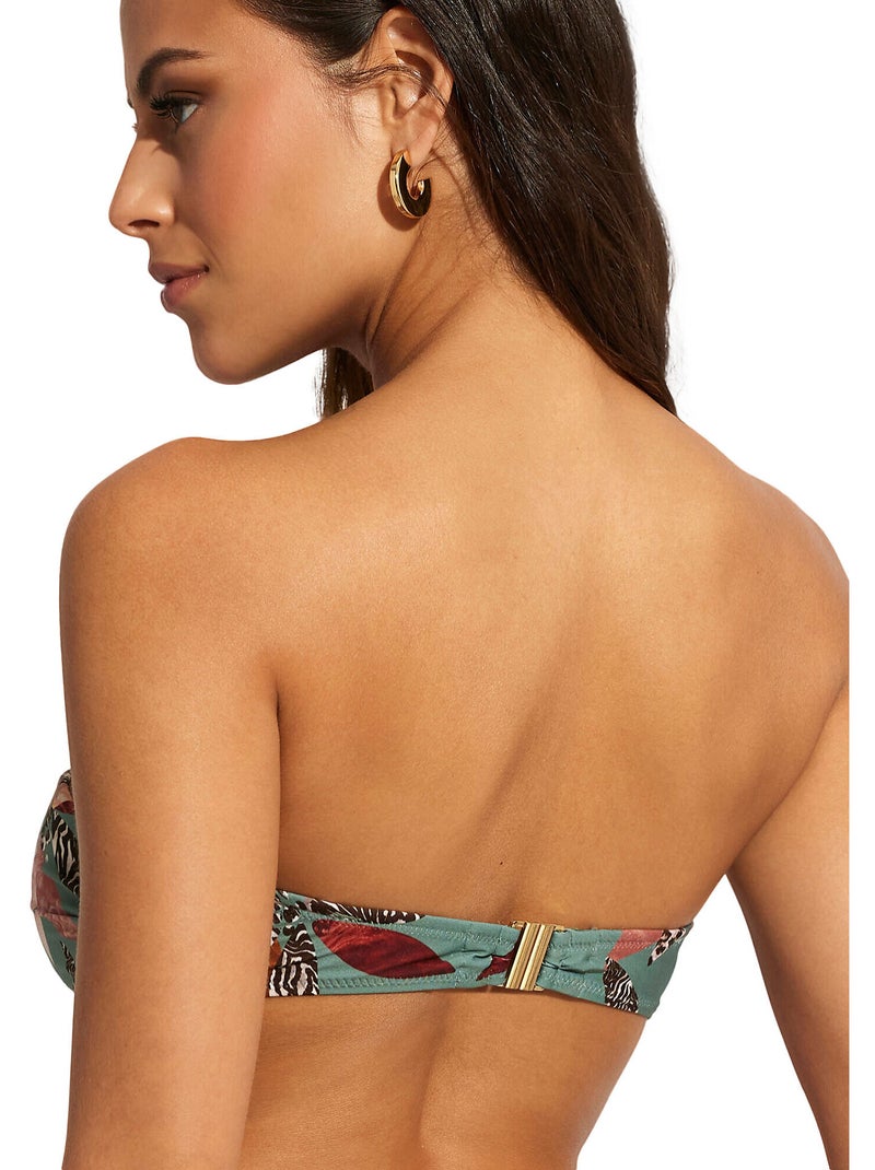 Haut de maillot de bain bandeau jamaica Vert - Kiabi