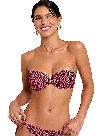 Haut de maillot de bain bandeau kaleido
