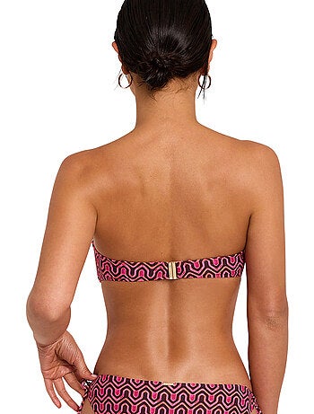 Haut de maillot de bain bandeau kaleido