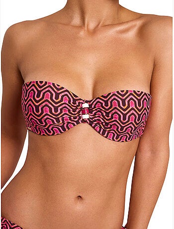 Haut de maillot de bain bandeau kaleido