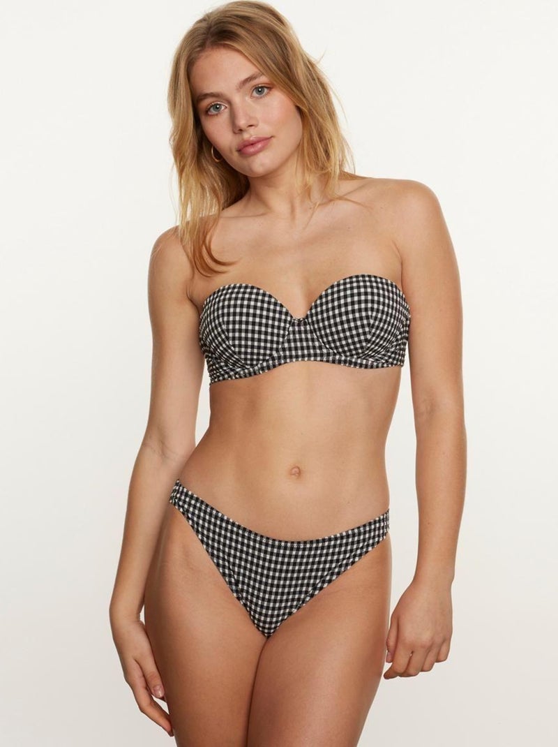Haut de maillot de bain bandeau MADRAGUE - Brigitte Bardot Bain Noir - Kiabi