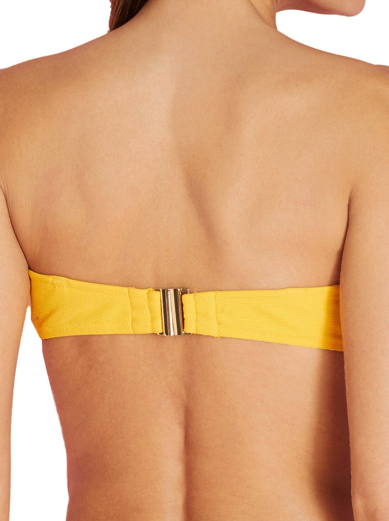 Haut de maillot de bain bandeau miami Jaune - Kiabi