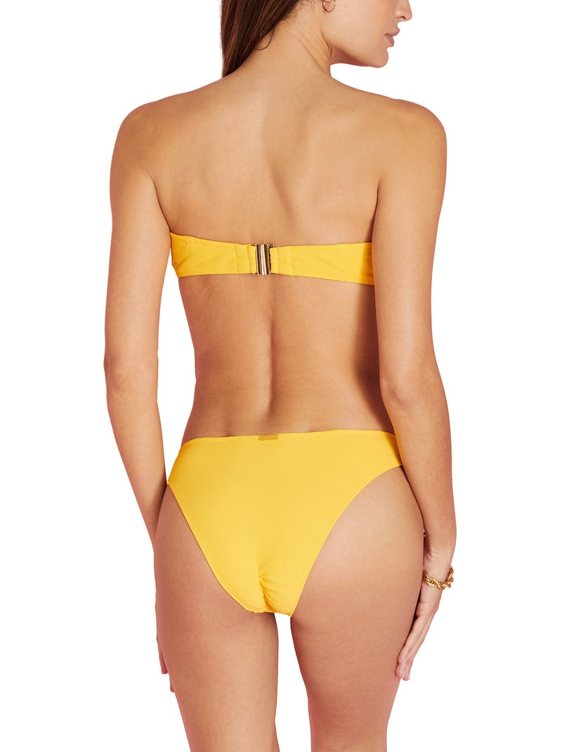 Haut de maillot de bain bandeau miami Jaune - Kiabi