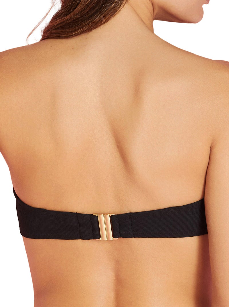 Haut de maillot de bain bandeau miami Noir - Kiabi