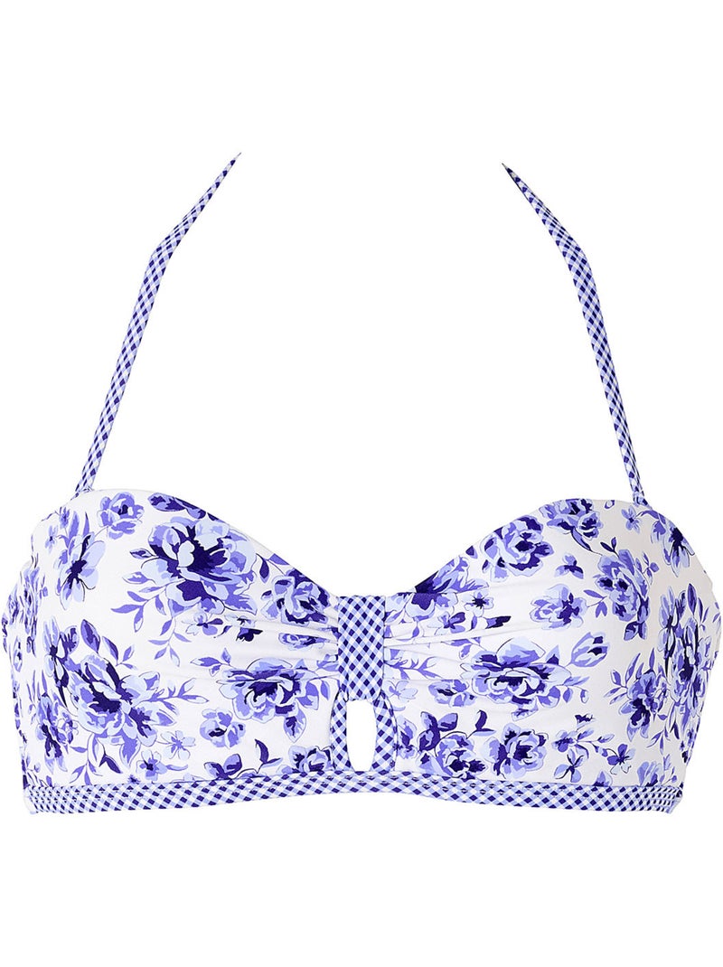 Haut de maillot de bain bandeau MYTHE - Brigitte Bardot Bain Blanc - Kiabi