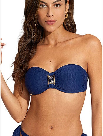 Haut de maillot de bain bandeau non préformé sicilia