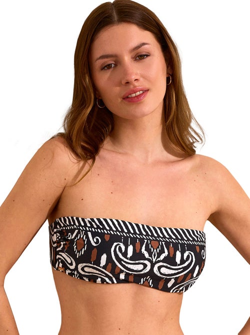 Haut de maillot de bain bandeau non préformé venecia - Kiabi