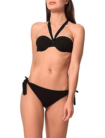 Haut de maillot de bain bandeau préformé blue sense