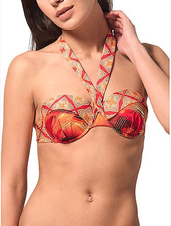 Haut de maillot de bain bandeau préformé broadway
